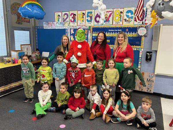 Mrs. Gill's class meets The Grinch